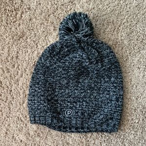 Pure Barre Pom Pom Beanie